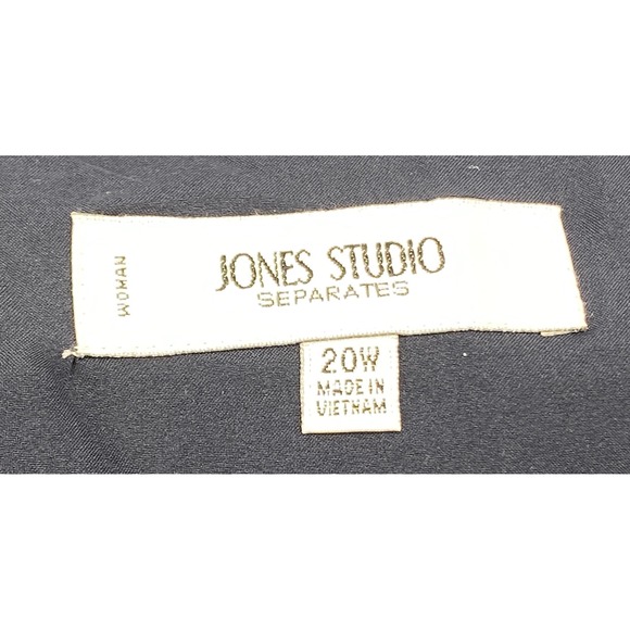 Jones Studio Separates Womens 20W Dark Wash Sleeveless Sheath Dress Sheath - Picture 3 of 11